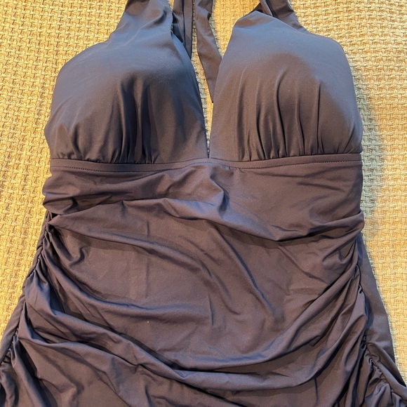 NWOT La Blanca Womens Island Goddess Tankini Top Sz 16 - Picture 1 of 10